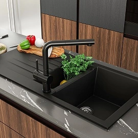 Classic granite kitchen sink models