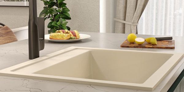 Granite Sink K004 WHITE 01