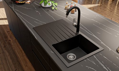black granite sink with single bowl and with dropper semkon stone black granite sink with single bowl and with dropper semkon stone
